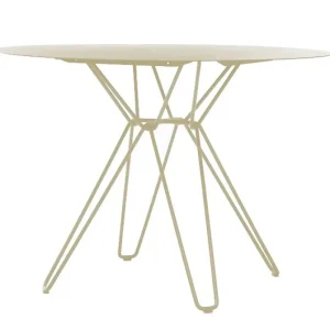 Massproductions Terrassenmöbel | Tische^Tio Esstisch, 100 cm, Elfenbeinweiß