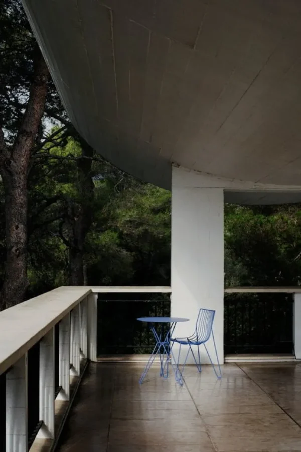 Massproductions Terrassenmöbel | Sitzgelegenheiten^Tio Stuhl, Overseas Blue