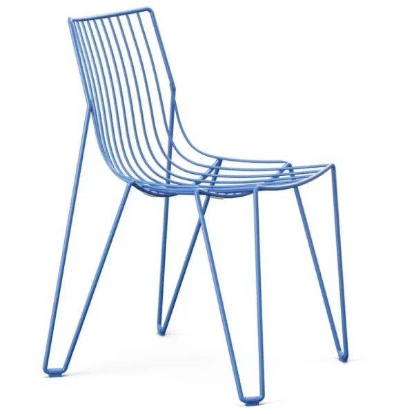 Massproductions Terrassenmöbel | Sitzgelegenheiten^Tio Stuhl, Overseas Blue