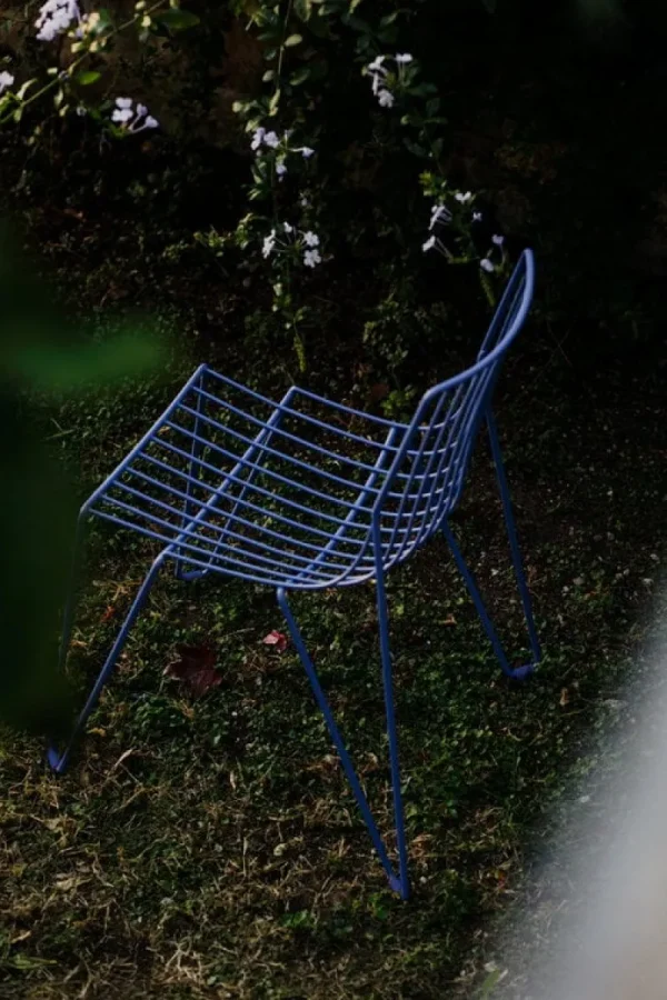 Massproductions Terrassenmöbel | Sitzgelegenheiten^Tio Stuhl, Overseas Blue
