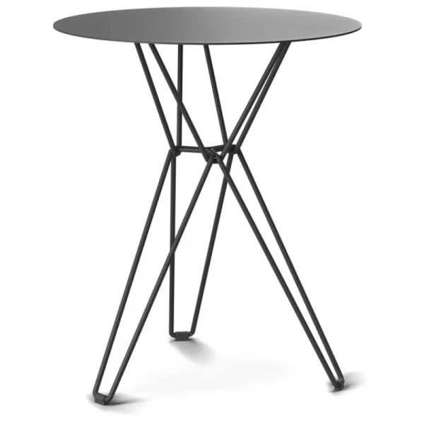Massproductions Terrassenmöbel^Tio Tisch, 60 cm, hoch, Schwarz