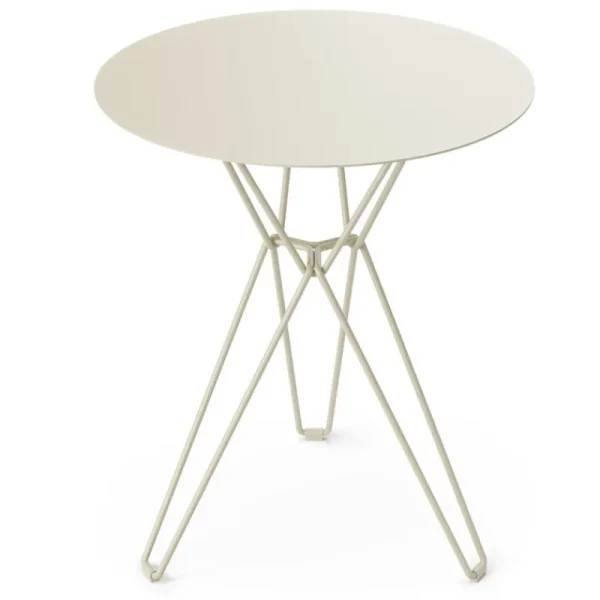 Massproductions Terrassenmöbel^Tio Tisch, 60 cm, hoch, Elfenbeinweiß