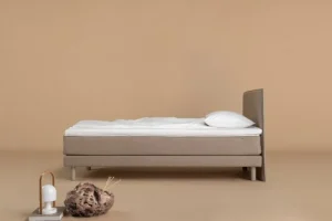 Nichba Betten-Matri Aina Bett, 180 × 200 cm, Beige