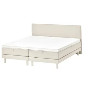 Matri Betten-Aina Bett, 160 × 200 cm, Elfenbein Melange
