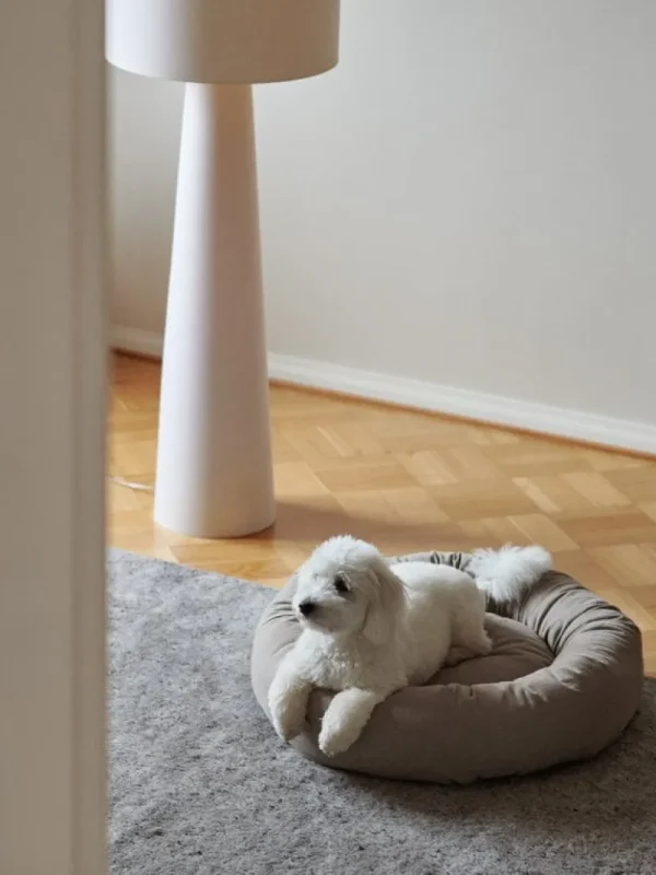 Matri Haustiere^Hundebett, S, Wooly, Elfenbein Melange