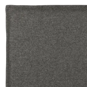Matri Betten-Slim Kopfteil, Stoff Wooly, graphit