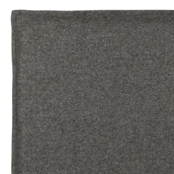 Matri Betten-Slim Kopfteil, Stoff Wooly, graphit