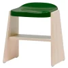GUBI Sitzgelegenheiten-Mattiazzi MC19 Fronda Hocker, niedrig, Kiefer – Grün