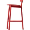 Vitra Sitzgelegenheiten-Mattiazzi MC7 Radice Barhocker, 65 cm, rot