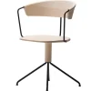 Mattiazzi Sitzgelegenheiten-MC9 Uncino Stuhl A, Esche – Metall schwarz