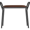 HAY Sitzgelegenheiten-Maze Anyone Hocker, Schwarz – Vintage cognacbraun