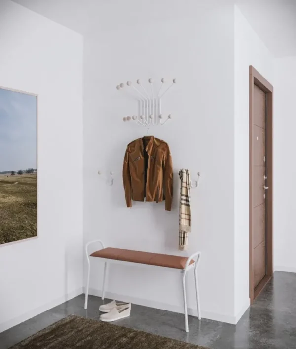Maze Garderoben Und Kleiderbügel^Bill Garderobenständer, L, Weiß