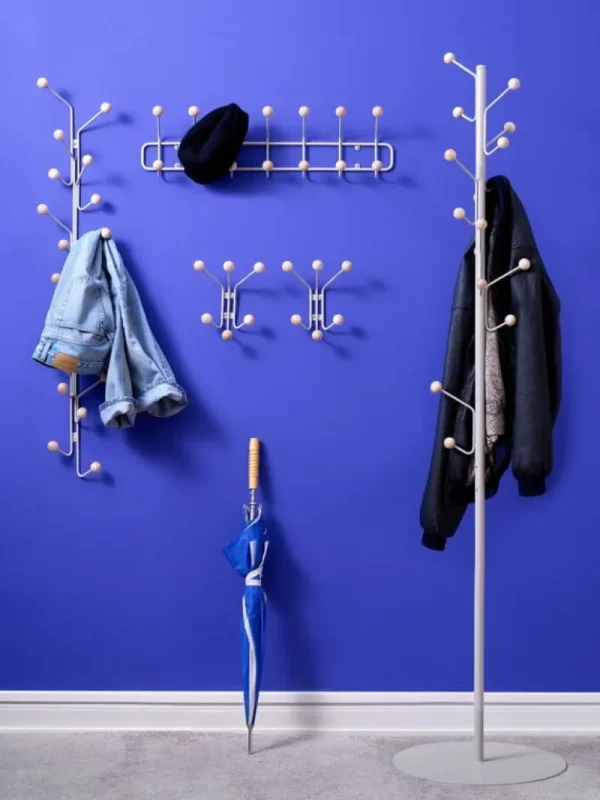 Maze Garderoben Und Kleiderbügel^Bill Vertical Garderobe, Seidengrau