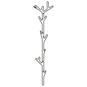 Maze Garderoben Und Kleiderbügel^Branch Wandhaken, Schwarz