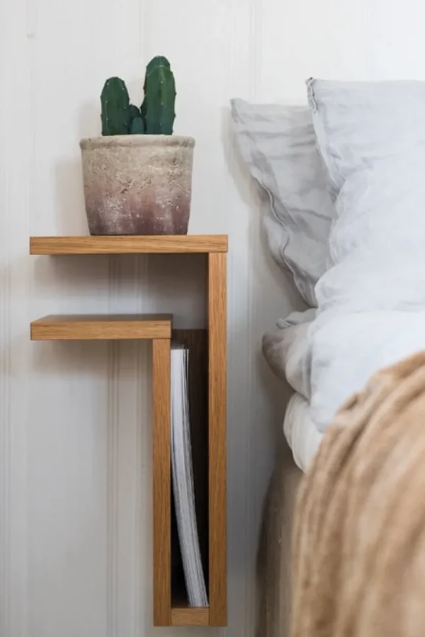 Maze Zeitschriftenständer | Tische^F-Shelf, links, Eiche
