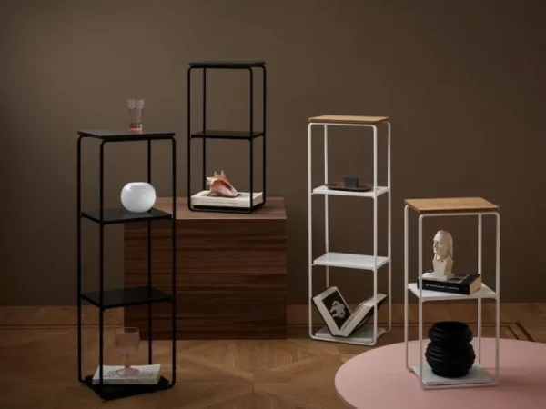 Maze Regale-Mixrack Standregal, Eiche - Weiß