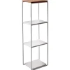 FDB Mu00f8bler Regale-Maze Mixrack Standregal, L, Eiche - Weiß