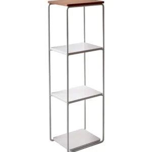 FDB Mu00f8bler Regale-Maze Mixrack Standregal, L, Eiche - Weiß