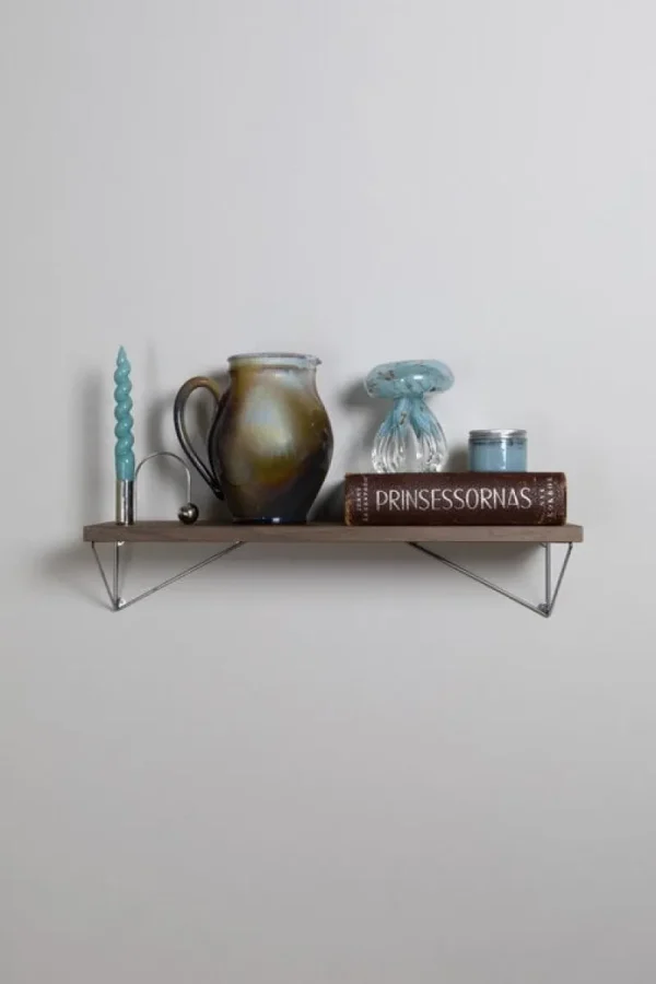 Audo Copenhagen Regale-Maze Regal Pythagoras, 60 x 20 cm, Nussbaum