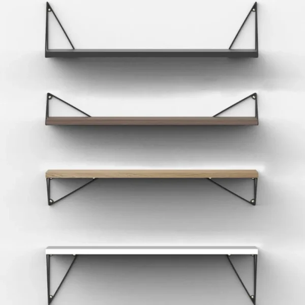 Maze Regale-Regal Pythagoras, 80 x 20 cm, Nussbaum