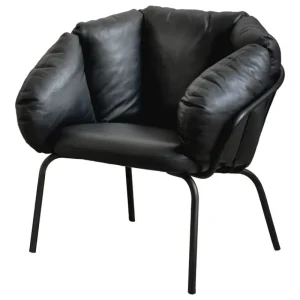 Vitra Sitzgelegenheiten-Maze Same Easy Sessel, Schwarz - schwarzes Leder