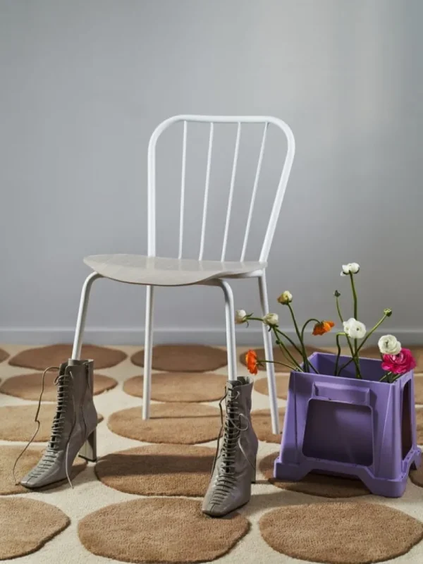 Normann Copenhagen Sitzgelegenheiten-Maze Same Stuhl, Weiß – Eiche weiß