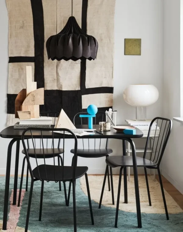 Miniforms Tische-Maze Same Tisch, 70 × 115 cm, Schwarz