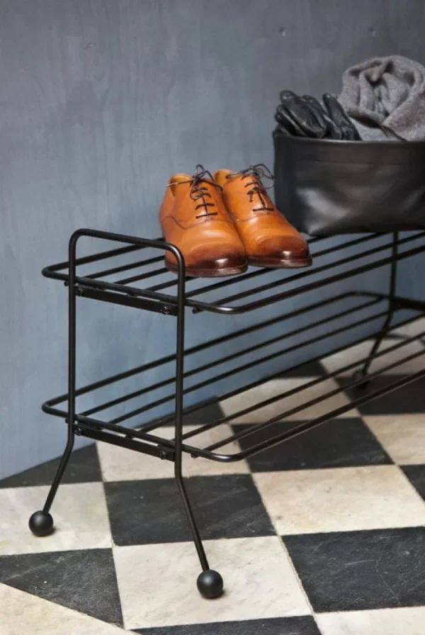 Maze Garderoben Und Kleiderbügel^Schuhregal Bill, schwarz