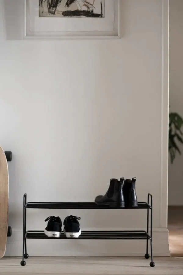 Maze Garderoben Und Kleiderbügel^Schuhregal Bill, schwarz