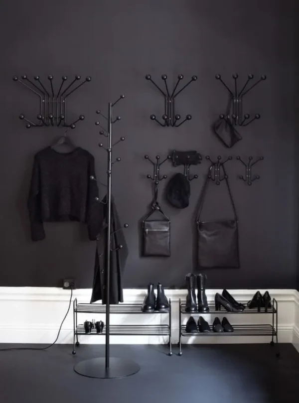 Maze Garderoben Und Kleiderbügel^Schuhregal Bill, schwarz