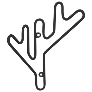 Maze Garderoben Und Kleiderbügel^Twig Wandhaken, Schwarz