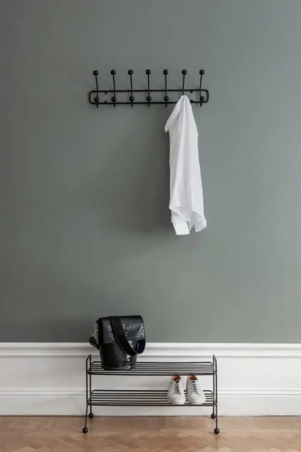 Maze Garderoben Und Kleiderbügel^Wandgarderobe Bill Horizontal, schwarz
