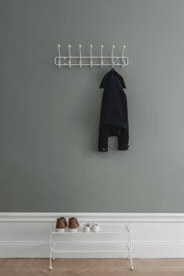 Maze Garderoben Und Kleiderbügel^Wandgarderobe Bill Horizontal, weiß
