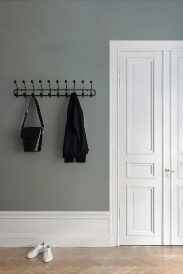 Maze Garderoben Und Kleiderbügel^Wandgarderobe Bill Horizontal, L, schwarz