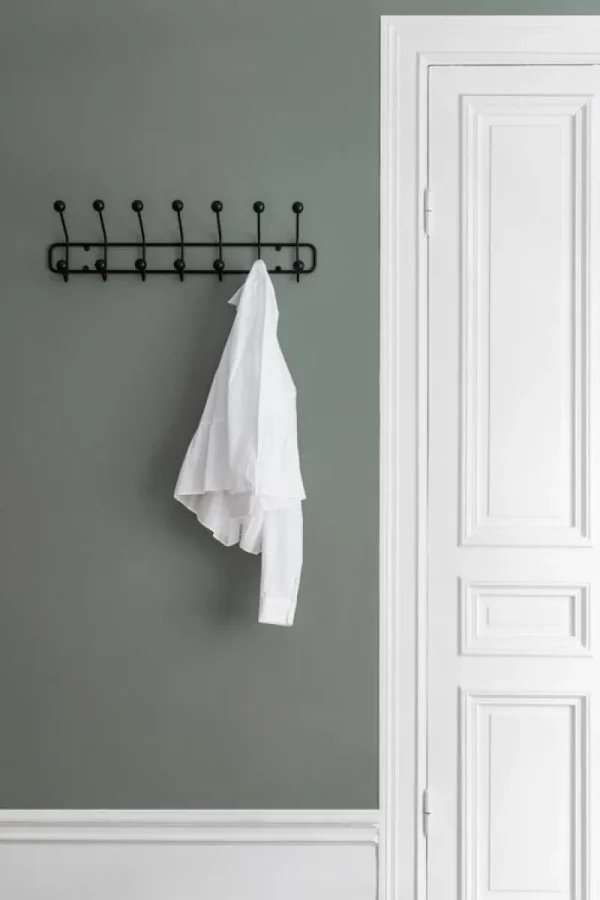 Maze Garderoben Und Kleiderbügel^Wandgarderobe Bill Horizontal, schwarz