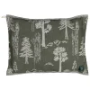 Metsu00e4/Skogen Badezimmertextilien^Metsä/Skogen Boletus Saunakissen, groß, Olivgrün - Cremeweiß