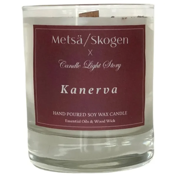STOFF Copenhagen Kerzen Und Kerzenhalter-Metsä/Skogen Sojawachskerze, 225 g, Heidekraut