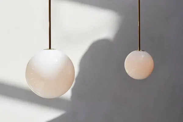 Pholc Deckenleuchten-Michael Anastassiades Brass Architectural Collection Pendelleuchte 150, poliertes Messing