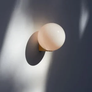 Secto Design Wandleuchten-Michael Anastassiades Brass Architectural Collection Wandleuchte 150, poliertes Messing