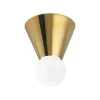 Louis Poulsen Wandleuchten | Deckenleuchten-Michael Anastassiades Cone Light Wandleuchte/Deckenleuchte, poliertes Messing