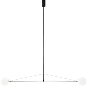 Tom Dixon Deckenleuchten-Michael Anastassiades Mobile Chandelier 2, schwarz patiniertes Messing