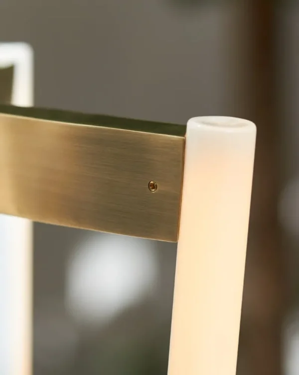Michael Anastassiades Deckenleuchten-Tube Kronleuchter, Satin Brass