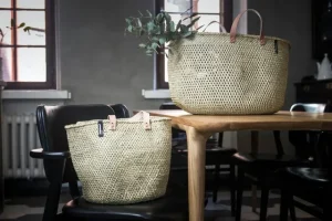 Mifuko Taschen^Iringa Einkaufskorb, M, Natur