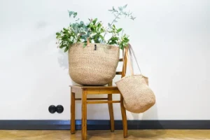 Mifuko Taschen^Kiondo Einkaufskorb, M, Braun