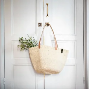Mifuko Taschen^Kiondo Einkaufskorb, M, Cremeweiß