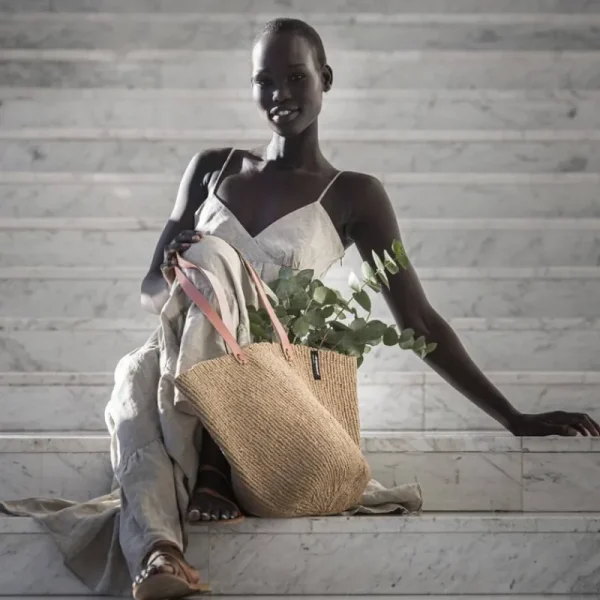 Mifuko Taschen^Kiondo Einkaufskorb, M, Braun