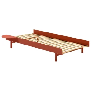 Vaarnii Betten-Moebe Bett, 90–180 cm, Terrakotta