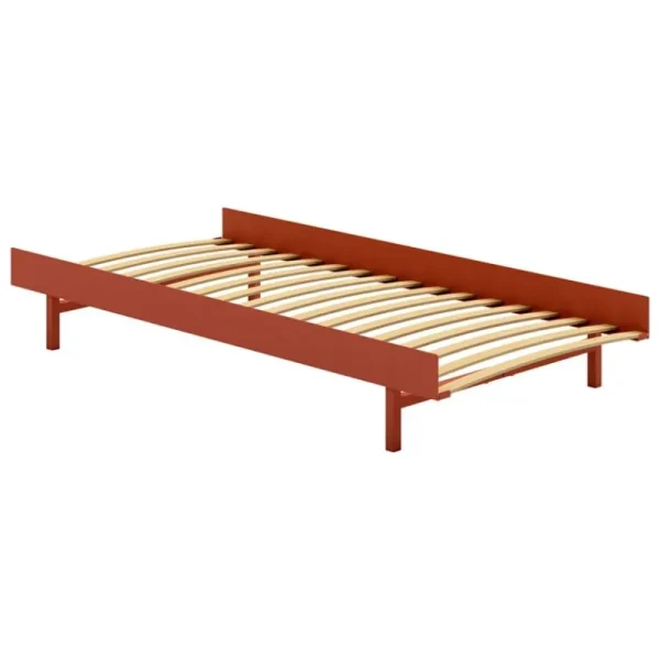 Vaarnii Betten-Moebe Bett, 90–180 cm, Terrakotta