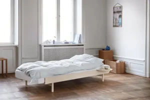 Moebe Betten-Bett, 90 cm, Sandbeige