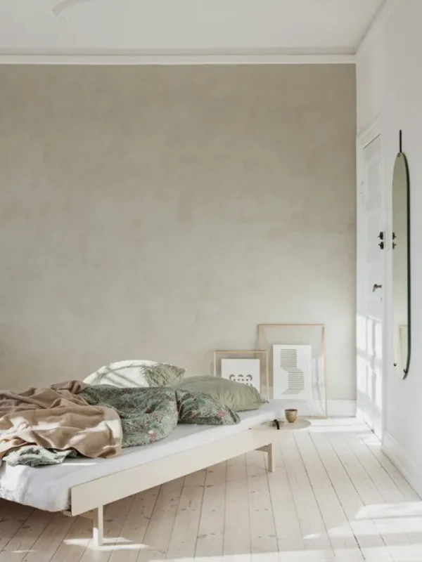 Moebe Betten-Bett, 90–180 cm, Sandbeige